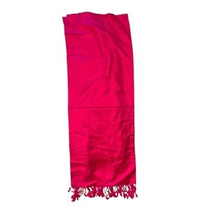 Pashmire Pashmina Viscose Acrylic Scarf Hot Pink Color New w Tags